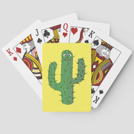 Jeu De Cartes Jour des morts heureux Cactus (dos)
