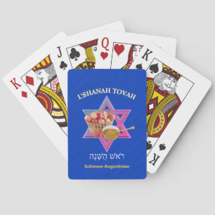 Jeu De Cartes Jour juif Rosh Hashanah