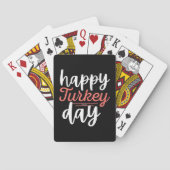 Jeu De Cartes JOY TURKEY DAY drôle de dinde grâces (dos)