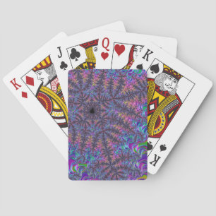Jeu De Cartes Joyau coloré Boho super Tonalité Fractal Art