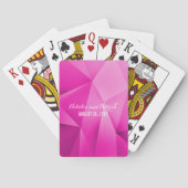 Jeu De Cartes Joyau rose Tons Mariage Lecture Cartes (dos)