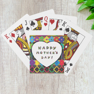 Jeu De Cartes Joyeuse Fête des mères Jouer des cartes