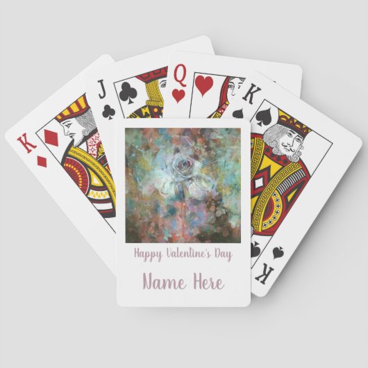 Jeu De Cartes Joyeuse Saint-Valentin. (dos)