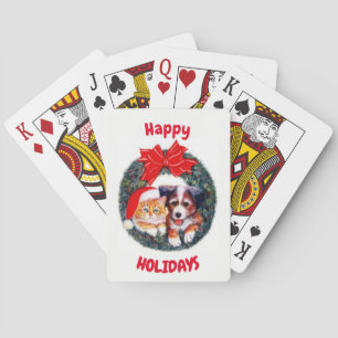Jeu De Cartes Joyeuses vacances Animaux domestiques