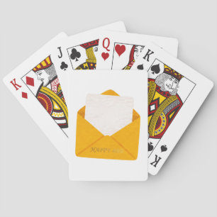 Jeu De Cartes Joyeux 40e Anniversaire Enveloppe Dorée Carte de V