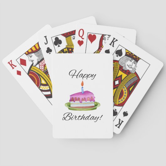 Jeu De Cartes Joyeux anniversaire ! (dos)