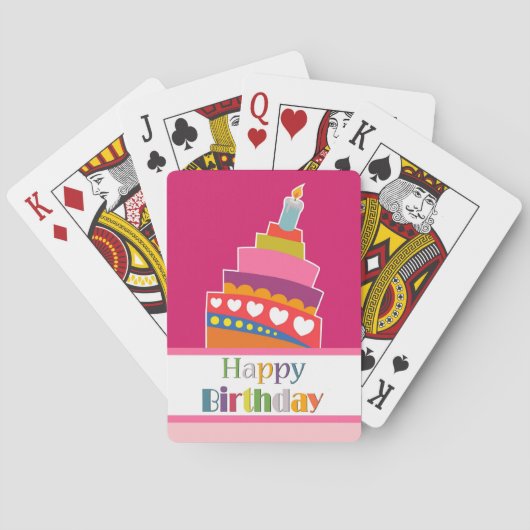 Jeu De Cartes Joyeux anniversaire (dos)