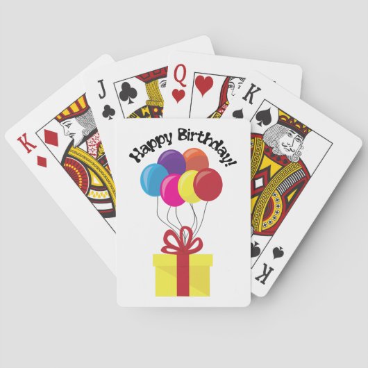 Jeu De Cartes Joyeux anniversaire ! (dos)