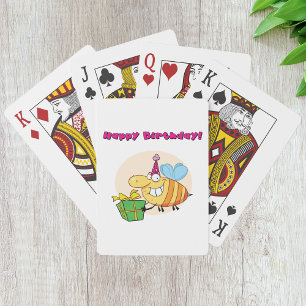 Jeu De Cartes Joyeux Anniversaire Bee Jouer aux cartes
