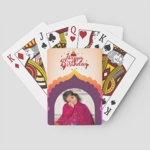 Jeu De Cartes Joyeux Anniversaire Photo Deck Cadeau personnalisé