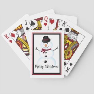 Jeu De Cartes Joyeux bonhomme de neige de Noël