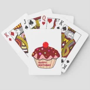 Jeu De Cartes Joyeux gâteau d'anniversaire