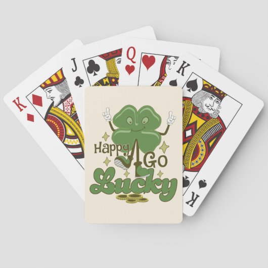 Jeu De Cartes Joyeux Go Lucky St. Patrick's Day (dos)