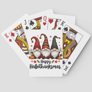 Jeu De Cartes Joyeux Hallothanksmas Halloween Noël Gnomes