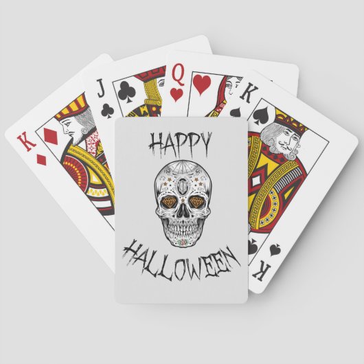 Jeu De Cartes Joyeux Halloween (dos)