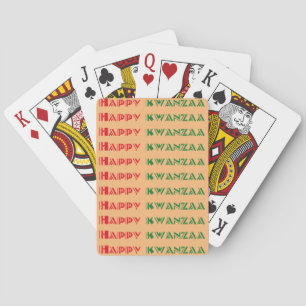 Jeu De Cartes Joyeux Kwanzaa Message 2