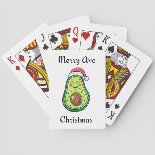 Jeu De Cartes Joyeux Noël Avo (dos)