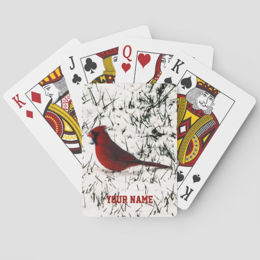 Jeu De Cartes Joyeux Noël Cardinal (dos)