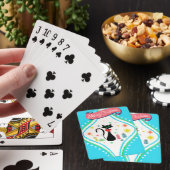 Jeu De Cartes Joyeux Noël Chat Siamois Rétro (In Situ)