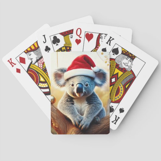 Jeu De Cartes Joyeux Noël Koala assis à Gumtree (dos)