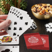 Jeu De Cartes Joyeux Noël Snowflake Jouer aux cartes (In Situ)