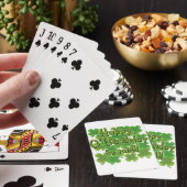 Jeu De Cartes Joyeux O'Birthday to me with Shamrocks (In Situ)