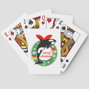 Jeu De Cartes joyeux orque de noël