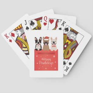 Jeu De Cartes Joyeux Pawlidays Bouldogues Français