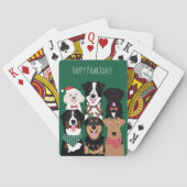 Jeu De Cartes Joyeux Pawlidays Noël mignon (dos)