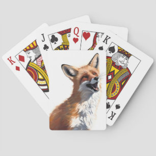Jeu De Cartes Joyeux Red Fox OWN ART Vixen Wild Nature