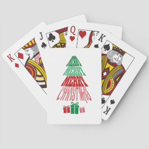 Jeu De Cartes Joyeux sapin de Noël Fun Holiday