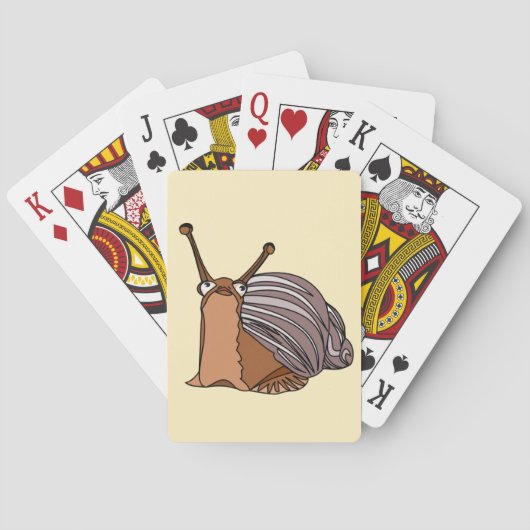 Jeu De Cartes Joyeux Snail Jouer Cartes (dos)