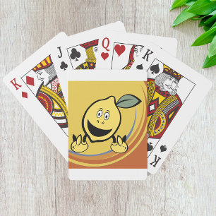 Jeu De Cartes Joyeux visage de citron