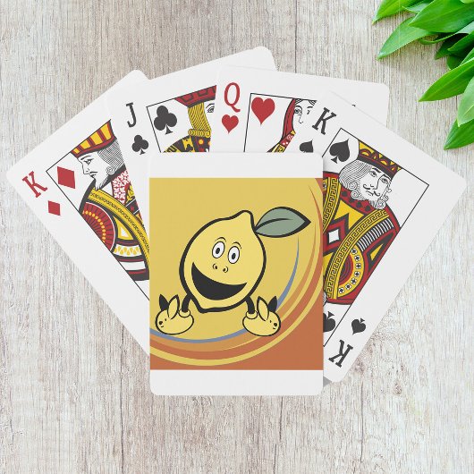 Jeu De Cartes Joyeux visage de citron
