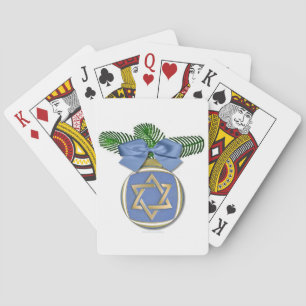 Jeu De Cartes Judaïque Hanoukka Star Of David Ornament Print