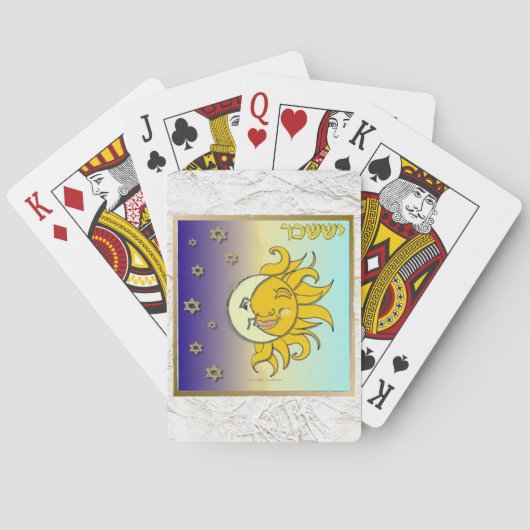 Jeu De Cartes Judée 12 Tribus Israël Issachar (dos)