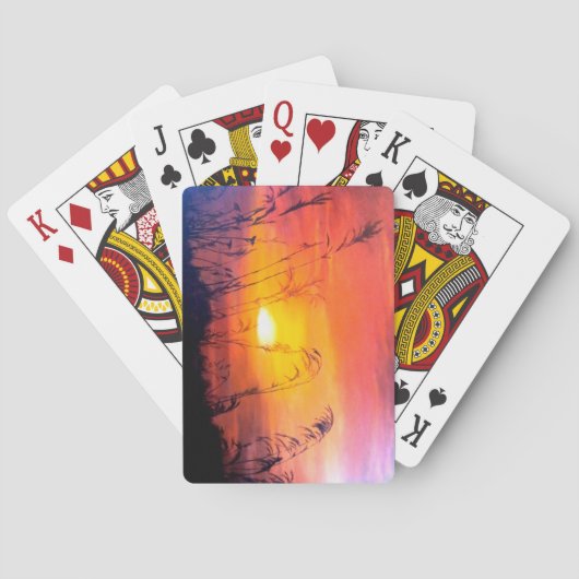 Jeu De Cartes Jumbo playing cards with original painting (dos)