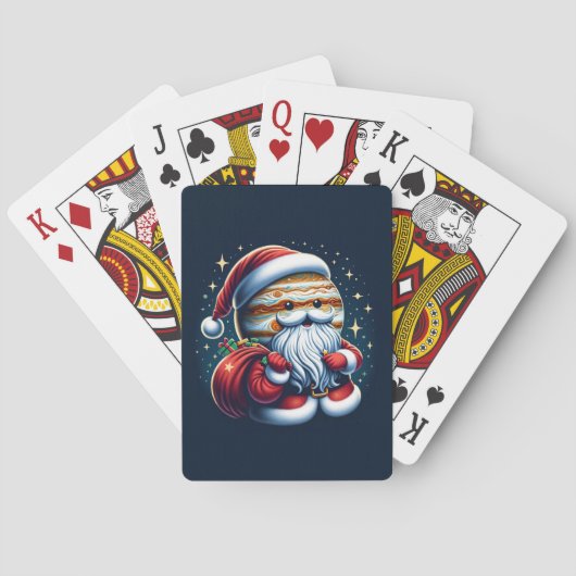 Jeu De Cartes Jupiter Jolly Old St. Nick Santa Claus Astrologie (dos)