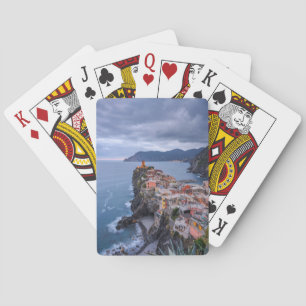 Jeu De Cartes Juste après le coucher du soleil   Vernazza,