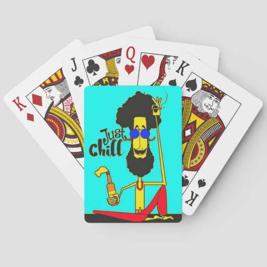 Jeu De Cartes Juste Chill Classic Jouer Cartes Design. (dos)