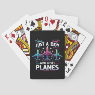 Jeu De Cartes Juste un garçon qui aime les avions