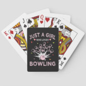 Jeu De Cartes Juste Une Fille Qui Aime Le Bowling (dos)