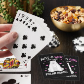 Jeu De Cartes Juste Une Fille Qui Aime Les Ours Polaires Les Fil (In Situ)