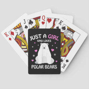 Jeu De Cartes Juste Une Fille Qui Aime Les Ours Polaires Les Fil