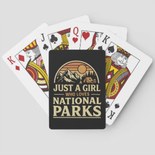 Jeu De Cartes Juste une fille qui aime les parcs nationaux