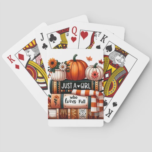 Jeu De Cartes Juste une fille qui aime tomber (dos)