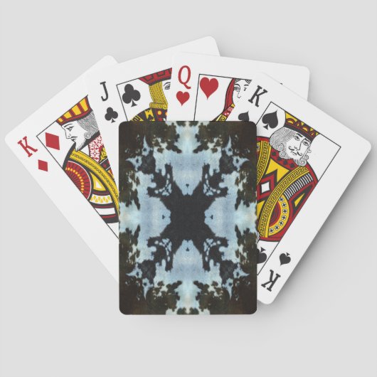 Jeu De Cartes Kaleidoscope vache cache motif (dos)