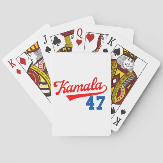 Jeu De Cartes Kamala Harris 47 e - Président 47 e (dos)