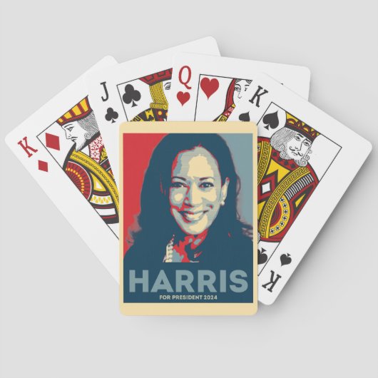 Jeu De Cartes Kamala Harris pour le président 2024 - Hope (dos)