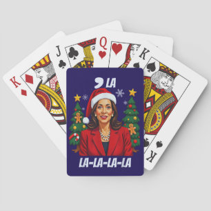 Jeu De Cartes Kamala Harris Santa Hat Cadeau de Noël